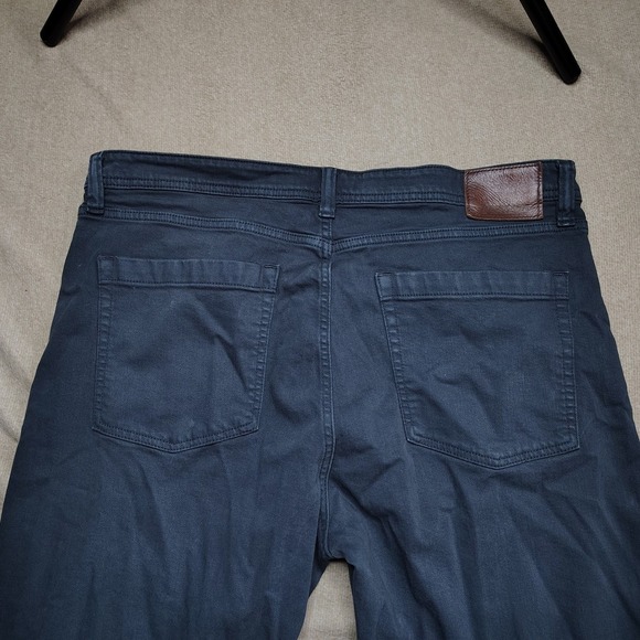 Revtown Sharp Men's Jeans 38x32 Blue Dark Wash Straight Leg Stretch Pants - Picture 7 of 10